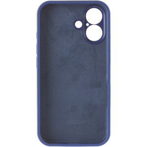 Чехол Silk Full Camera Protective (AA) NO LOGO для Apple iPhone 16 (6.1") – Синий