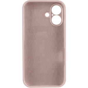 Чехол Silk Full Camera Protective (AA) NO LOGO для Apple iPhone 16 (6.1") – Розовый