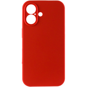 Чехол Silk Full Camera Protective (AA) NO LOGO для Apple iPhone 16 (6.1") – Красный