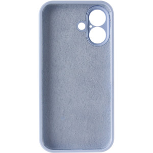 Чехол Silk Full Camera Protective (AA) NO LOGO для Apple iPhone 16 (6.1") – Голубой