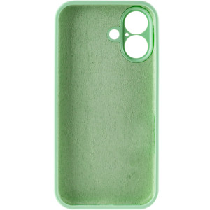 Чехол Silk Full Camera Protective (AA) NO LOGO для Apple iPhone 16 (6.1") – Зеленый