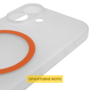 Чехол PC Slim Matte with Magnetic Fit (camera button) для Apple iPhone 16 (6.1") – Оранжевый