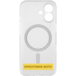 Чехол PC Slim Matte with Magnetic Fit (camera button) для Apple iPhone 16 (6.1") – Белый