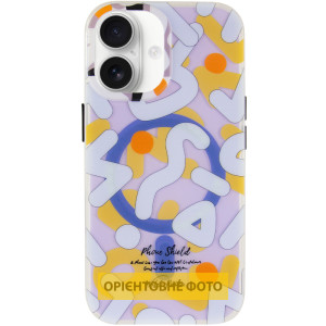TPU чохол Pastel Chaos with Magnetic Fit для Apple iPhone 16 (6.1") – Білий