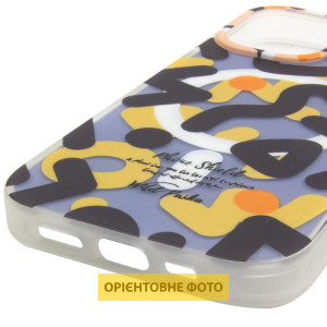 TPU чохол Pastel Chaos with Magnetic Fit для Apple iPhone 16 (6.1") – Чорний