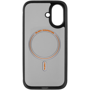 TPU+PC чехол Blueo Skin Friendly Frosted with Magnetic Fit для Apple iPhone 16 (6.1") – Черный