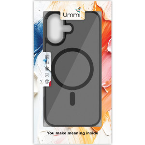 Чохол Ummi Colorful with Magnetic Fit для Apple iPhone 16 (6.1") – Чорний