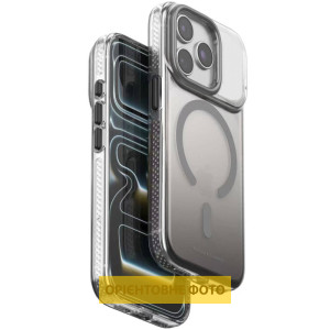 Чохол TPU+PC Puloka Resplendent with Magnetic Fit для Apple iPhone 16 (6.1") – Сірий