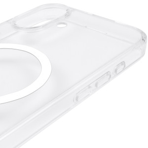Чохол TPU Ummi transparent with Magnetic Fit для Apple iPhone 16 (6.1") – Прозорий