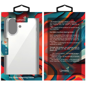 Чохол TPU Ummi transparent для Apple iPhone 16 (6.1") – Прозорий