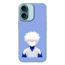Чехол с персонажами АНИМЕ на iPhone 16 – Киллуа Золдик