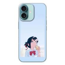 Чехол с персонажами АНИМЕ на iPhone 16 – Мицуха