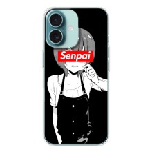 Чехлы Персонажи Аниме Наруто для iPhone 16 (AlphaPrint) – Senpai