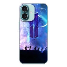 Чехлы BTS для iPhone 16 (AlphaPrint) – Army BTS