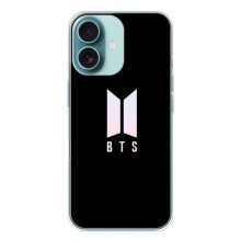 Чехлы BTS для iPhone 16 (AlphaPrint) – Лого BTS