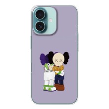 Чехлы для iPhone 16 - Bearbrick Louis Vuitton (PREMIUMPrint) (Дружба Беарбрик)