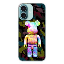 Чехлы для iPhone 16 - Bearbrick Louis Vuitton (PREMIUMPrint) (Яркий Bearbrick)