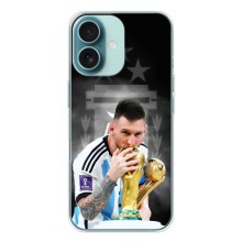 Чохли для iPhone 16 (Leo чемпіон) (AlphaPrint) (Мессі Чемпіон)