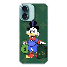 Чехлы для iPhone 16 - Скрудж МакДак Louis Vuitton (PREMIUMPrint) (Богатая Утка)