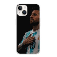 Чехлы Лео Месси Аргентина для iPhone 16 (Месси Капитан)