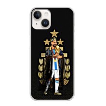 Чехлы Лео Месси Аргентина для iPhone 16 (Месси король)