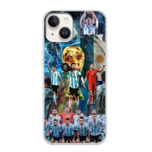 Чехлы Лео Месси Аргентина для iPhone 16 (Месси в сборной)