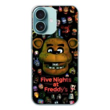 Чехлы Пять ночей с Фредди для Айфон 16 (Freddy)