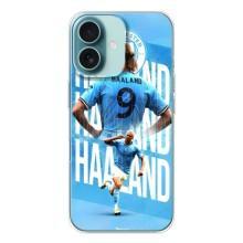 Чехлы с футболистом Ерлинг Холанд для iPhone 16 (AlphaPrint) – Erling Haaland
