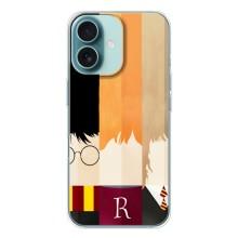 Чохли з Гаррі Поттером для iPhone 16 (AlphaPrint) – обкладинка Гарі Потера