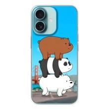 Чехлы с Пандами на iPhone 16 – Друзья