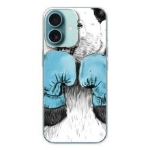Чехлы с Пандами на iPhone 16 – Панда боксер