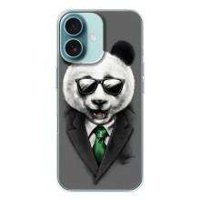 Чехлы с Пандами на iPhone 16 – Панда в очках