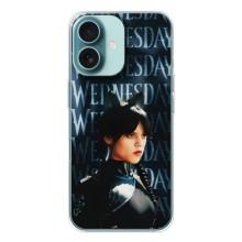 Чохол з картинкою Венсдей на iPhone 16 – Вендсдей з ушками