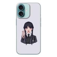 Чохол з картинкою Венсдей на iPhone 16 – Річ Венсдей