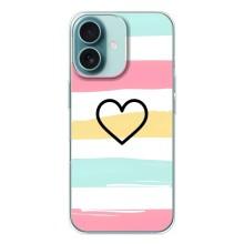 Чехлы с тематикой "Маленькие Сердечки" на iPhone 16 – Красивое сердечко