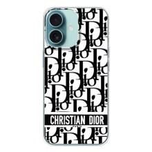 Чехол (Dior, Prada, YSL, Chanel) для iPhone 16 (Christian Dior)
