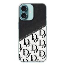 Чехол (Dior, Prada, YSL, Chanel) для iPhone 16 (Диор)
