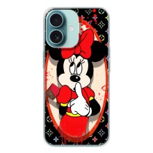 Чехол Disney Mouse iPhone 16 (PREMIUMPrint) (Минни Маус ЛВ)