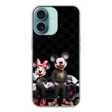 Чехол Disney Mouse iPhone 16 (PREMIUMPrint) (Семья Маусов)