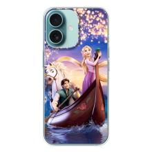 Чехол для Ребёнка на Айфон 16 (VPrint) – Рапунцель и Флин
