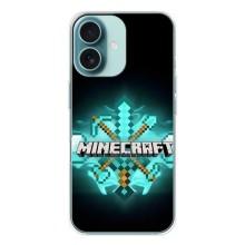 Чехол майнкрафт для iPhone 16 (MineCraft 2)