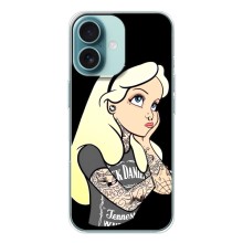 Чехол с печатью для iPhone 16 - (Мода) (AlphaPrint) – Девочка в тату