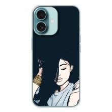 Чехол с печатью для iPhone 16 - (Мода) (AlphaPrint) – Красивая девочка