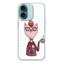 Чохол на тематику: Коти для iPhone 16 – Кіт аристократ