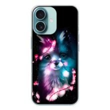 Чехол с Лисичкой для iPhone 16 – Черная Лиса
