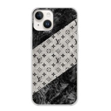 Чехол Стиль Louis Vuitton на iPhone 16 – LV на белом