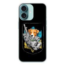 Чехол с принтом для iPhone 16 – Патрон Воин