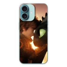 Чехол дракон Беззубик для iPhone 16 – Беззубик и Иккинг