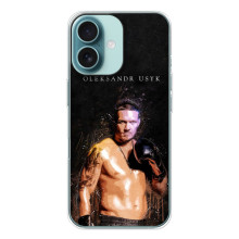 Чехол с картинкой Александр Усик для iPhone 16 – Чемпион Усик