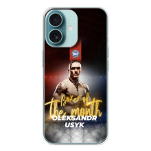Чехол с картинкой Александр Усик для iPhone 16 – Olexandr Usyk